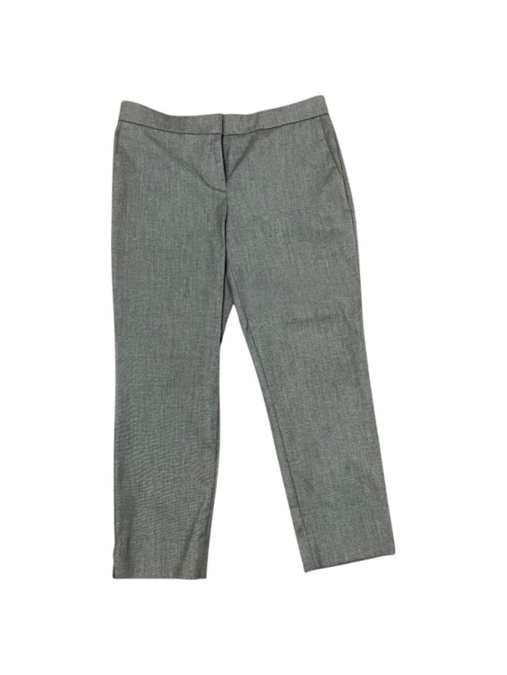Ann Taylor Ankle Pants Sharkskin Gray, Straight Leg, Size 8, Trousers Office